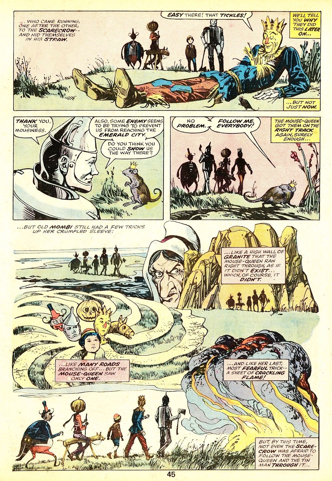 Read online Marvel Treasury of Oz comic -  Issue #1 - 44