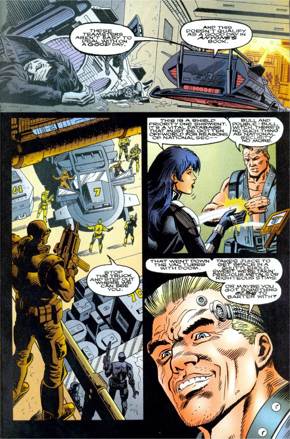 Read online Punisher 2099 comic -  Issue #33 - 9