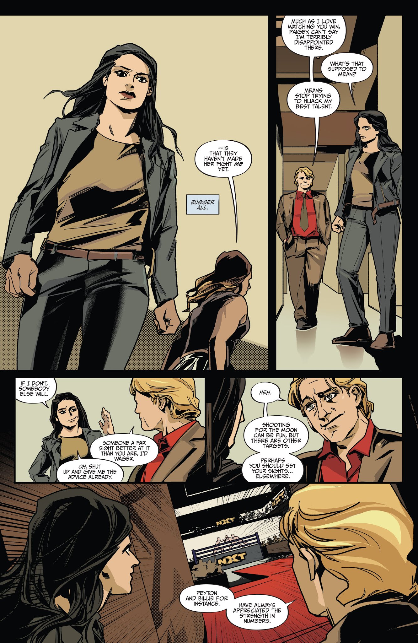Read online WWE: NXT Takeover - Into the Fire comic -  Issue # Full - 13