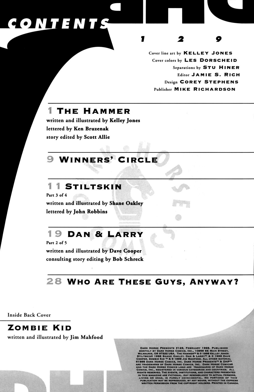 Read online Dark Horse Presents (1986) comic -  Issue #129 - 2