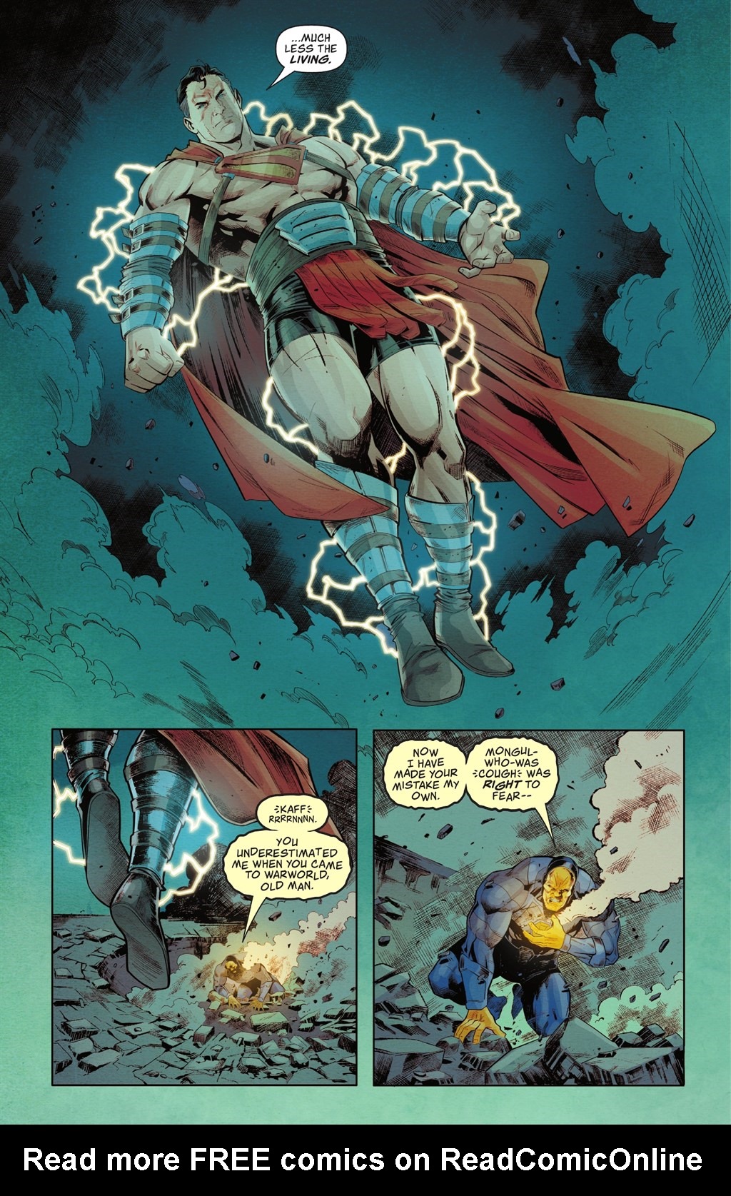 Read online Superman: Action Comics: Warworld Revolution comic -  Issue # TPB (Part 2) - 108
