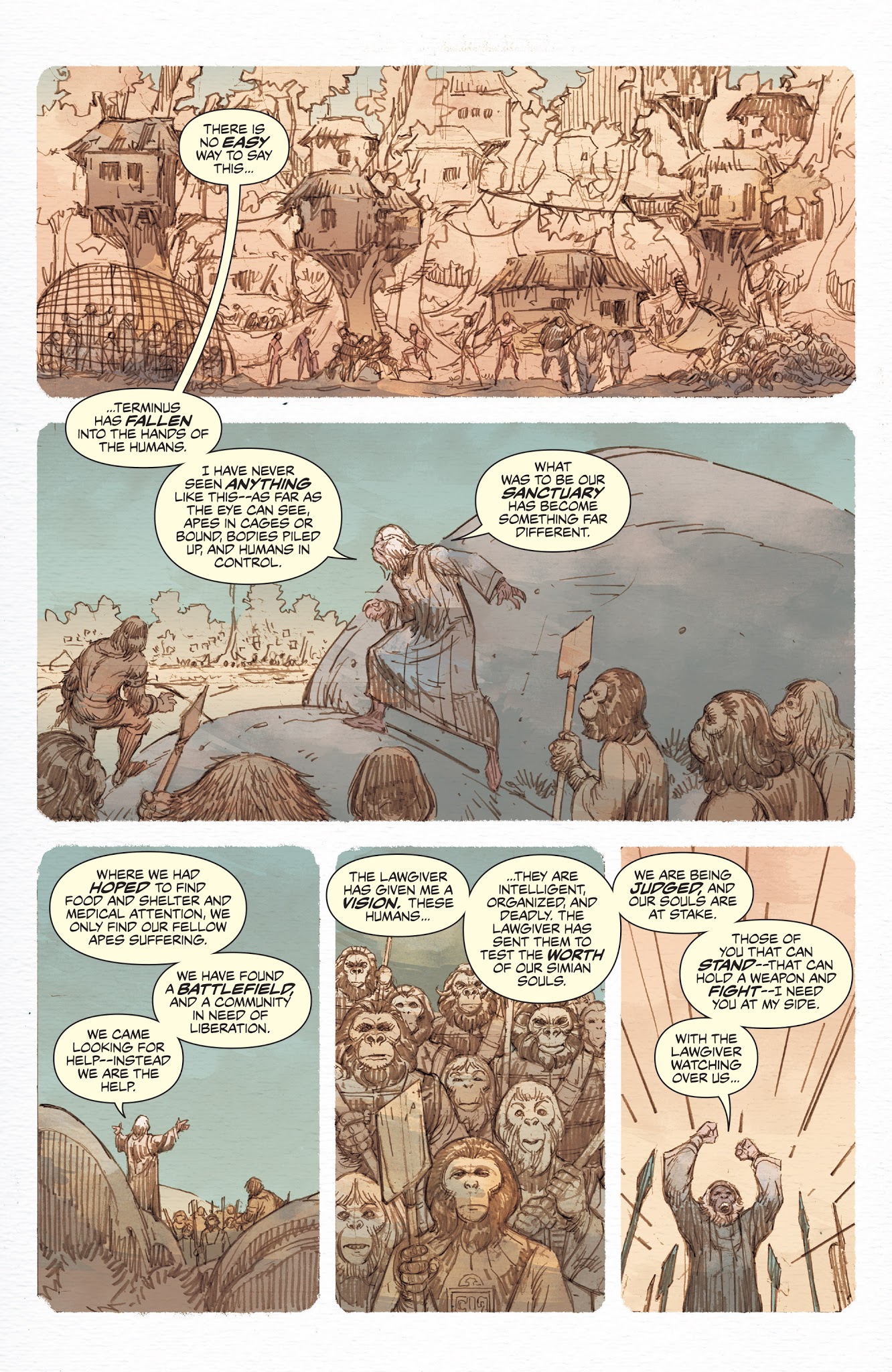 Read online Planet of the Apes: Ursus comic -  Issue #4 - 12