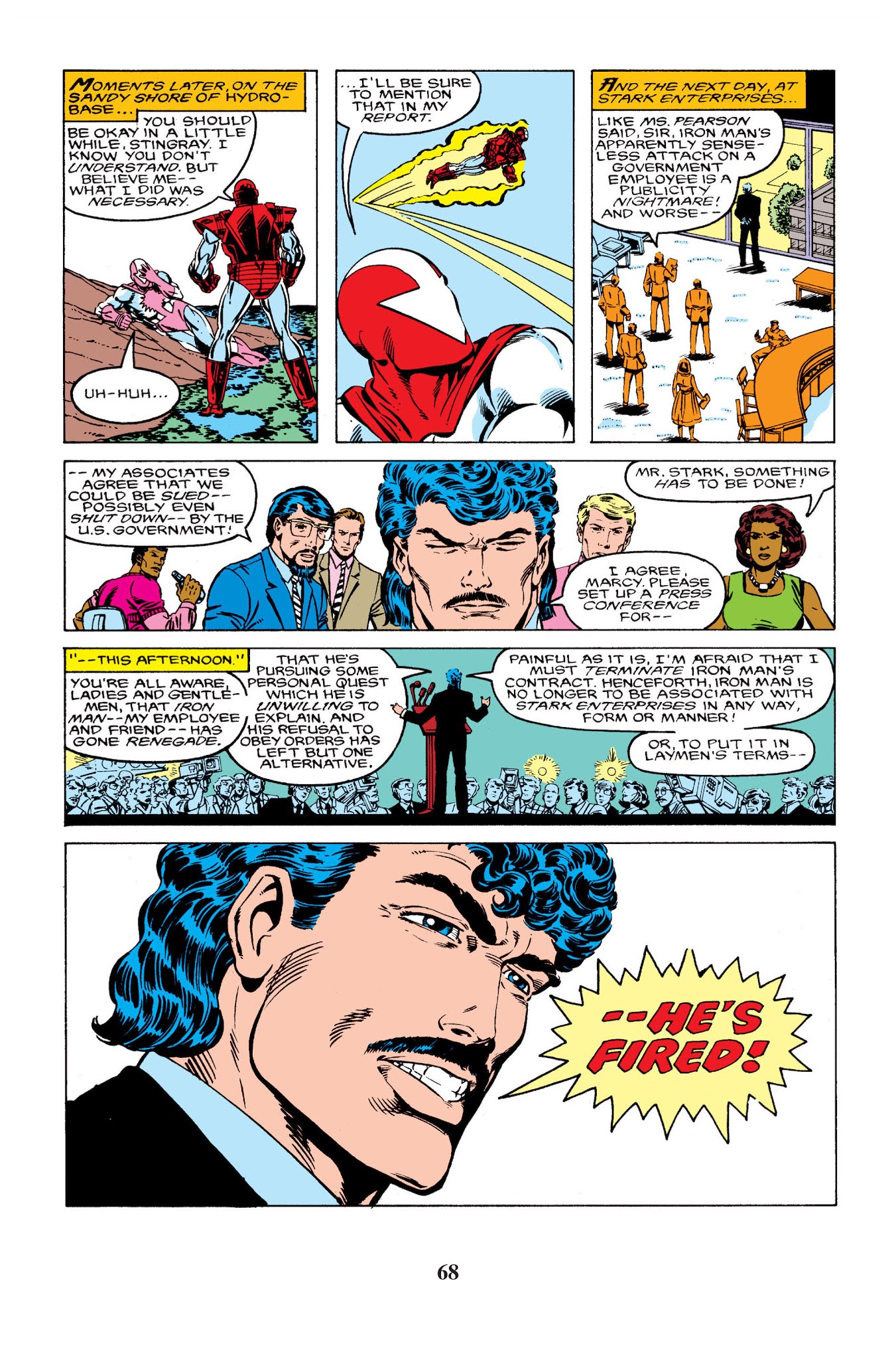 Read online Iron Man Epic Collection comic -  Issue # Stark Wars (Part 3) - 100