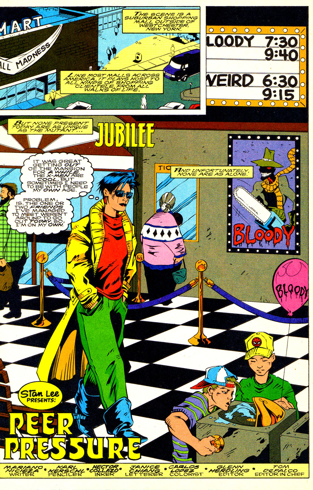Read online Spider-Man "How to Beat the Bully" / Jubilee "Peer Pressure" comic -  Issue # Full - 3