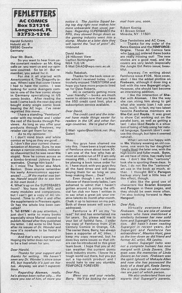 Read online Femforce comic -  Issue #107 - 27