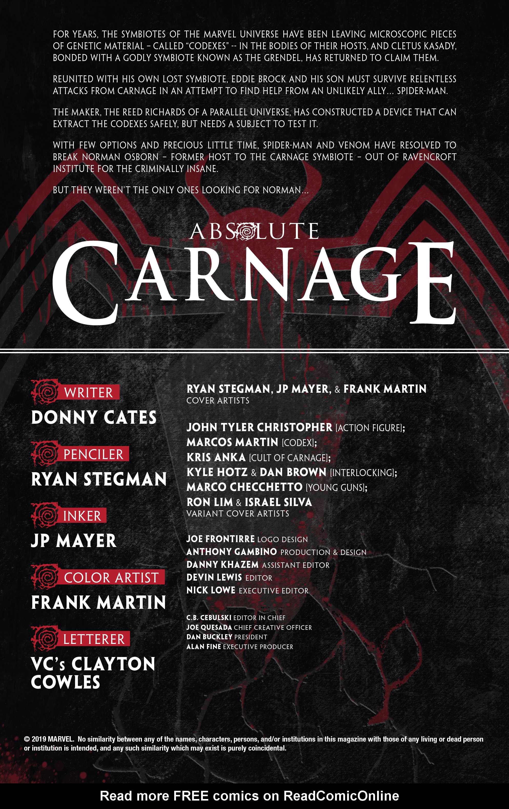 Read online Absolute Carnage comic -  Issue #2 - 2