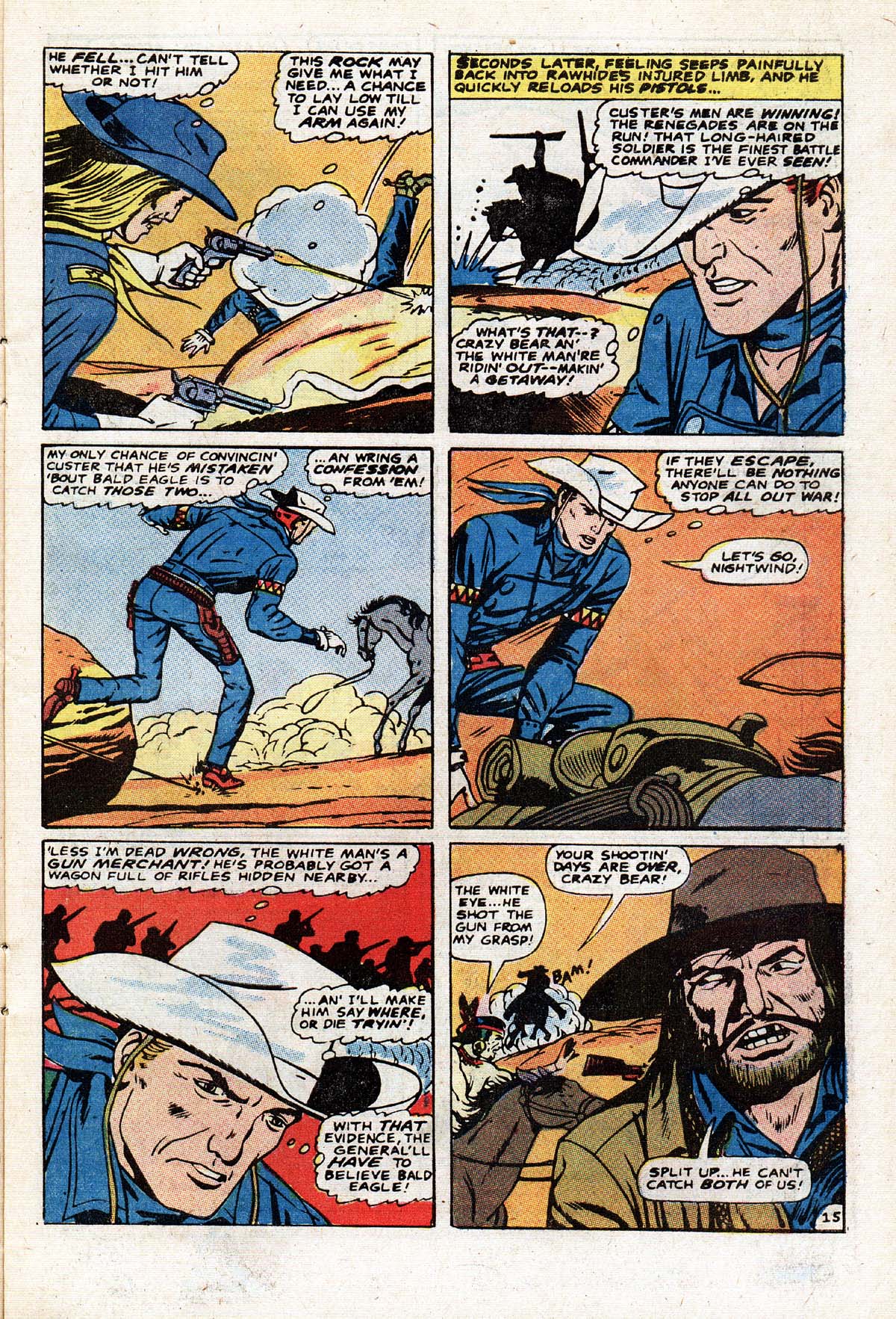 Read online The Mighty Marvel Western comic -  Issue #15 - 16