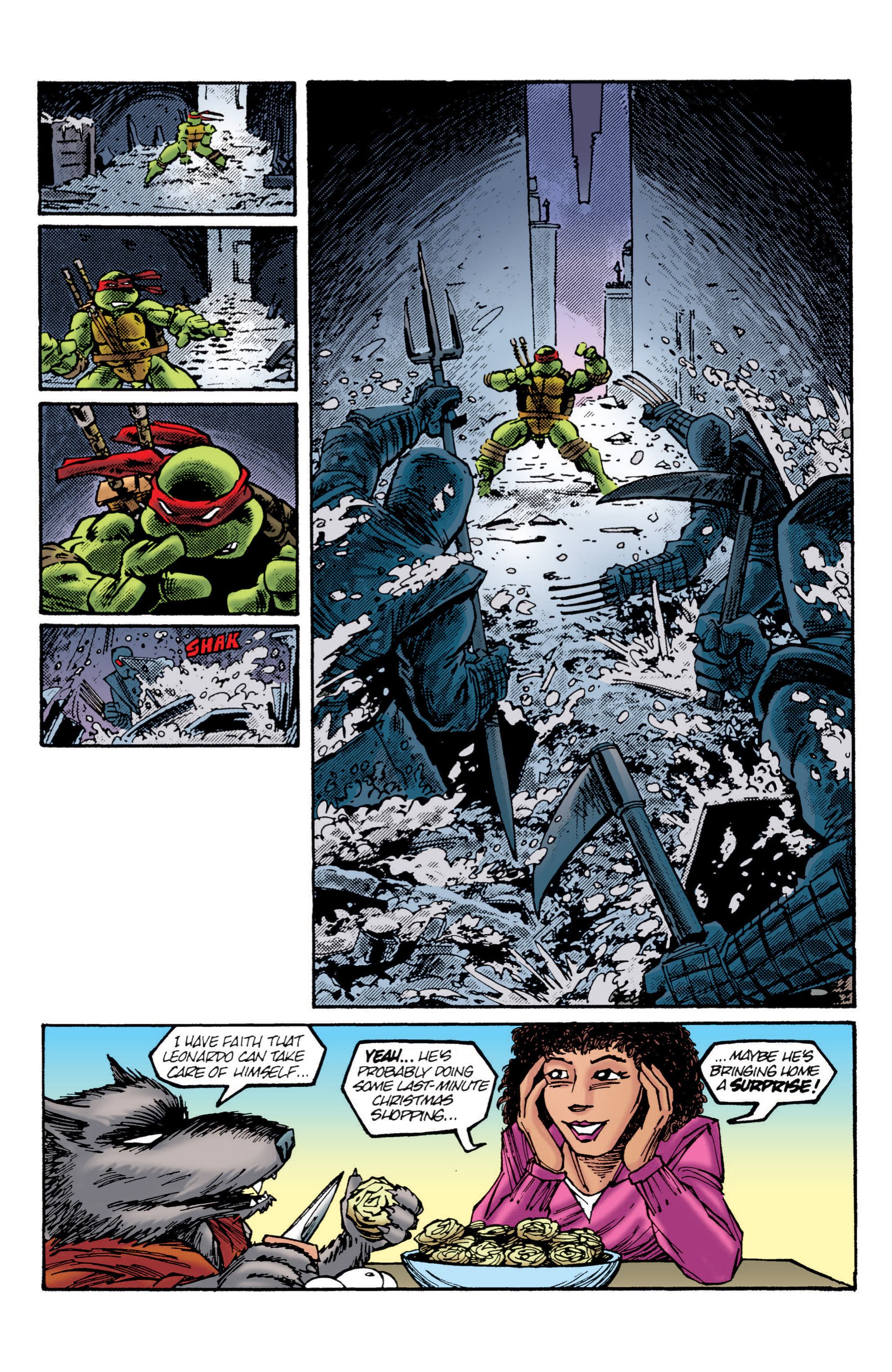 Read online Teenage Mutant Ninja Turtles Color Classics: Leonardo Micro-Series comic -  Issue # Full - 9