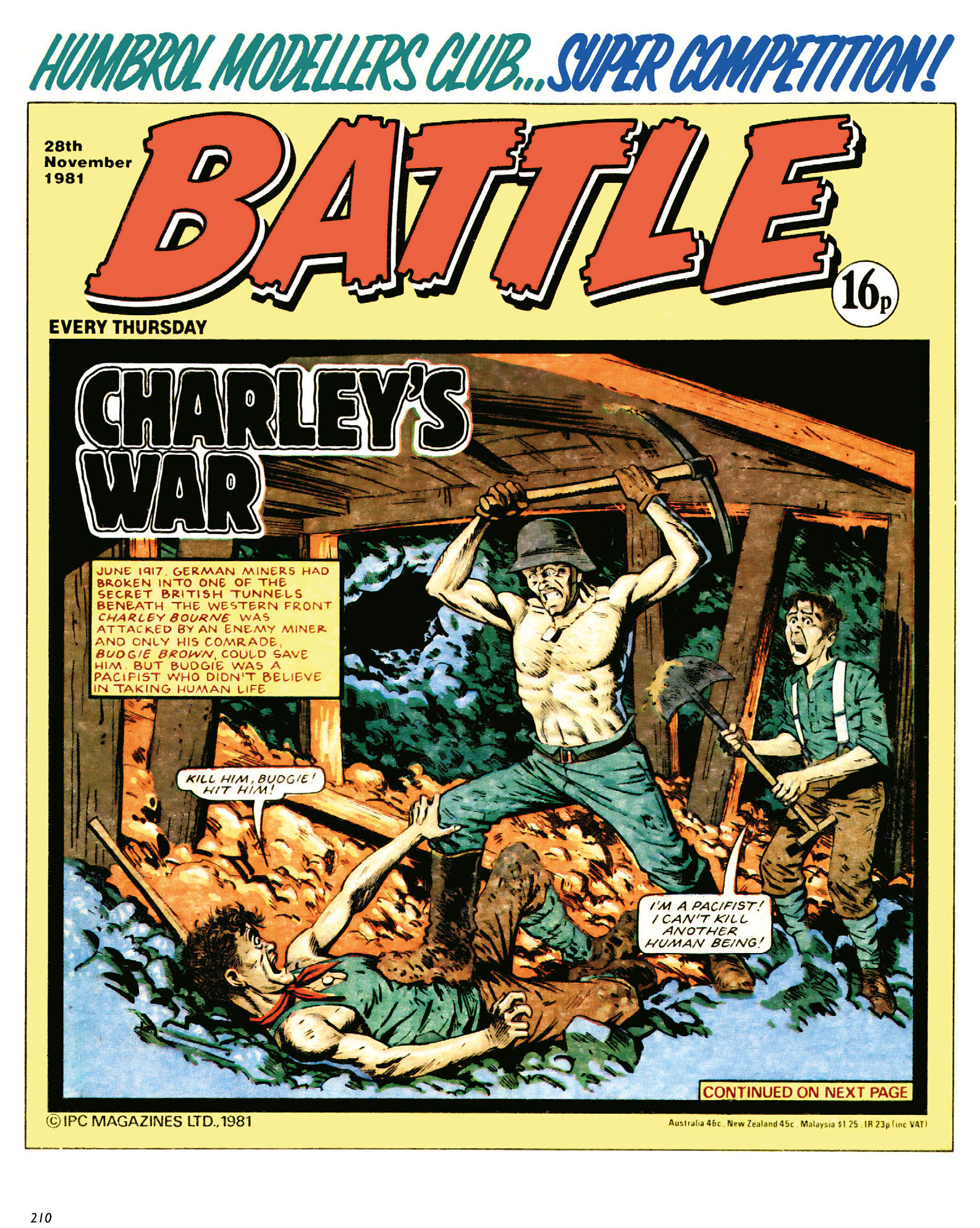 Read online Charley's War: The Definitive Collection comic -  Issue # TPB 2 - 210