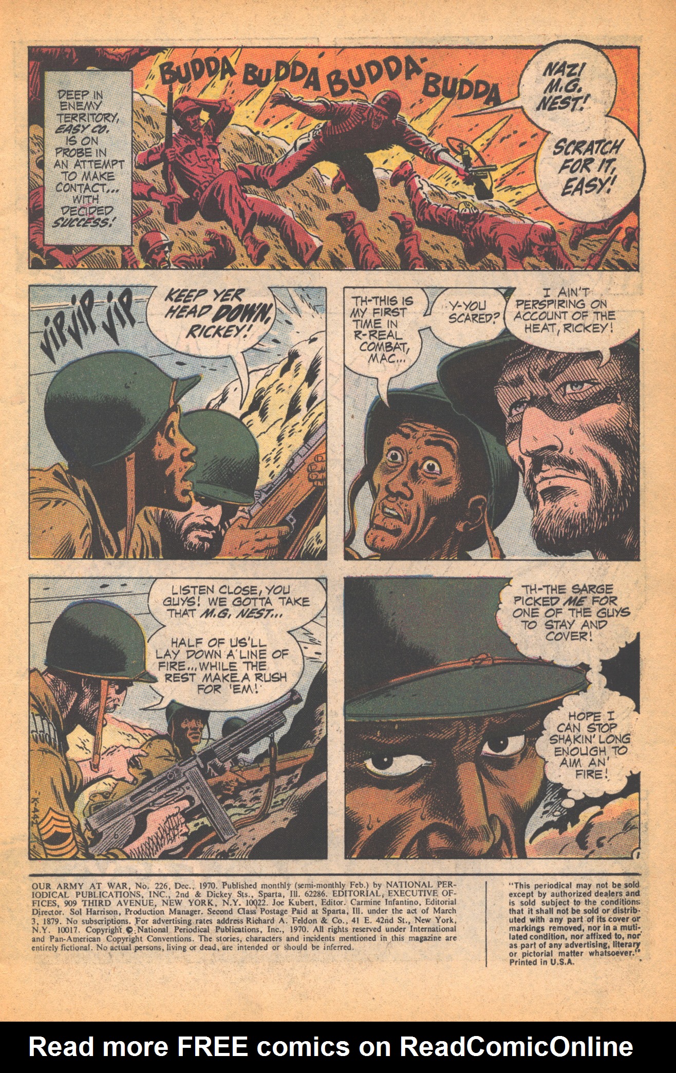 Read online Our Army at War (1952) comic -  Issue #226 - 3