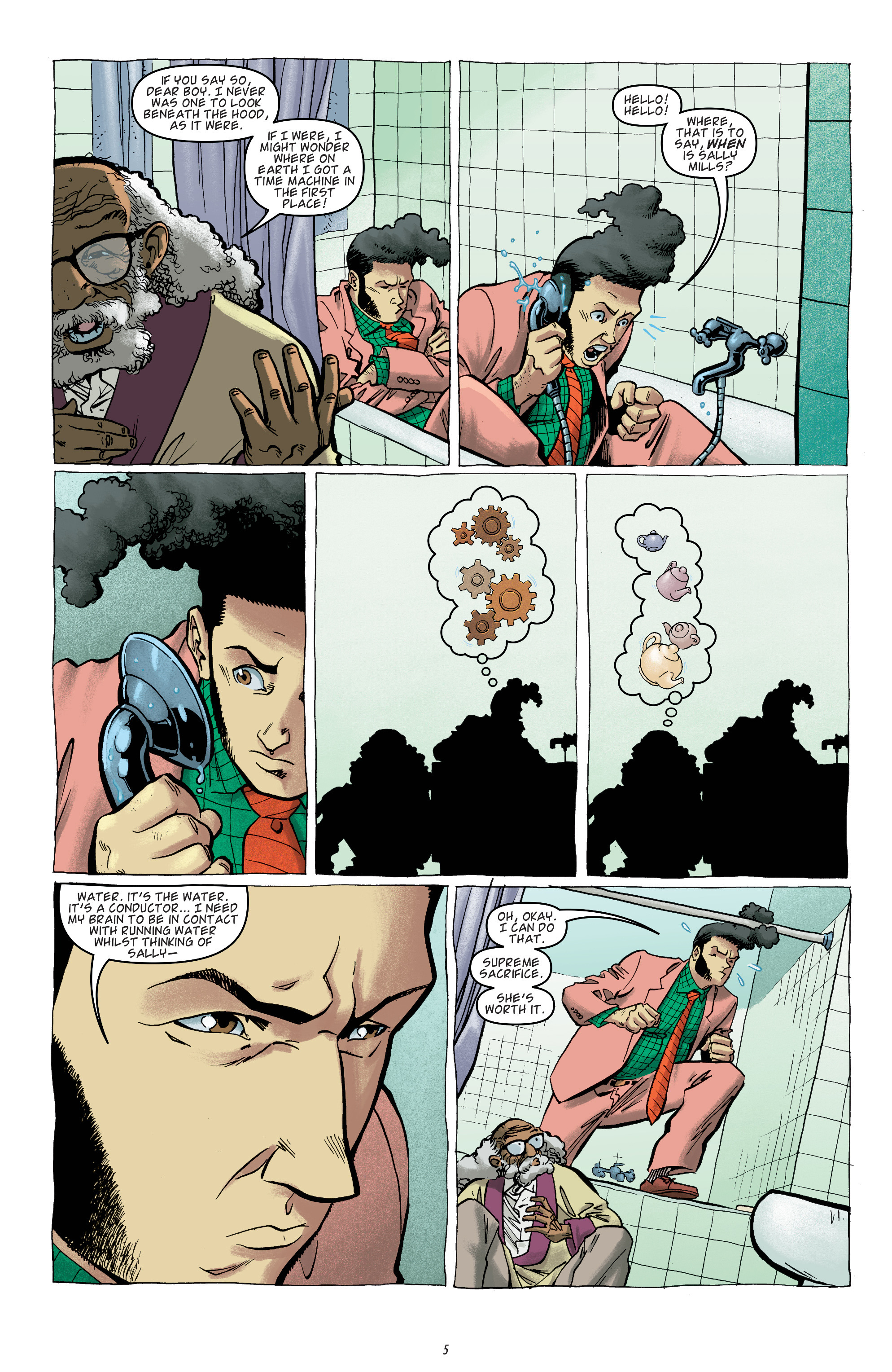 Read online Dirk Gently's Holistic Detective Agency: The Salmon of Doubt comic -  Issue #2 - 7