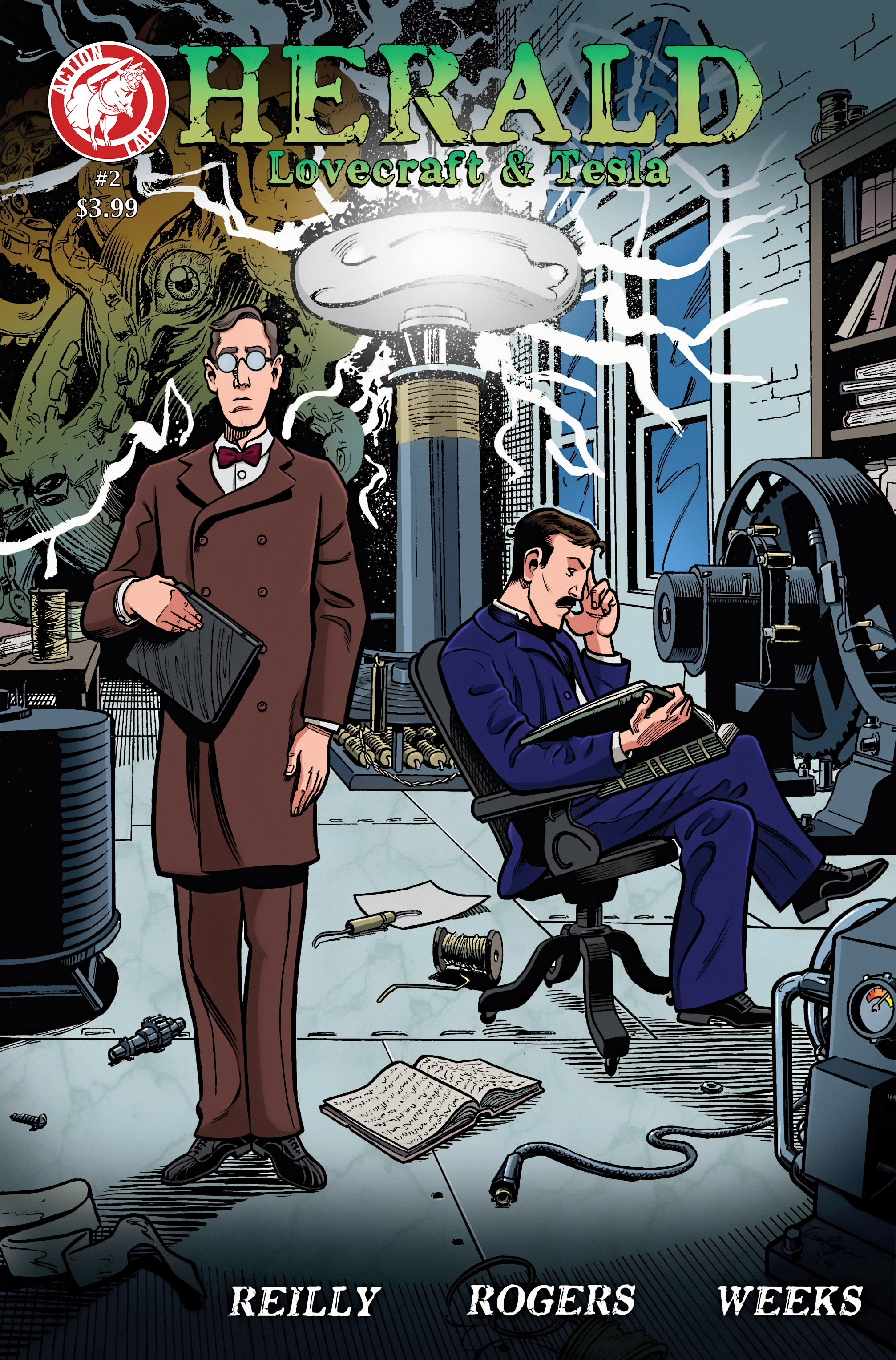 Read online Herald: Lovecraft and Tesla comic -  Issue #2 - 1