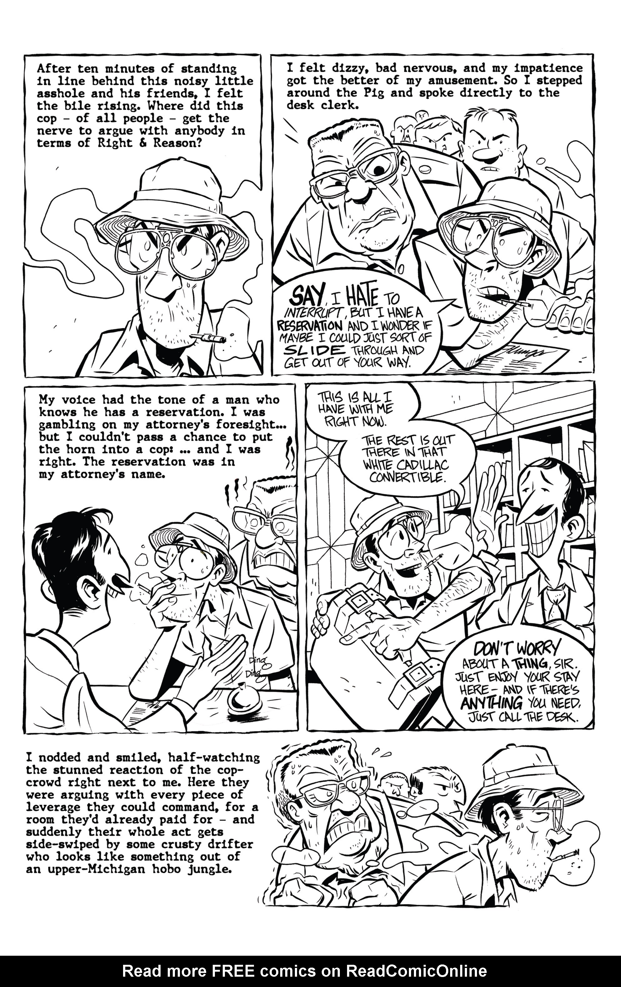 Read online Hunter S. Thompson's Fear and Loathing in Las Vegas comic -  Issue #3 - 18