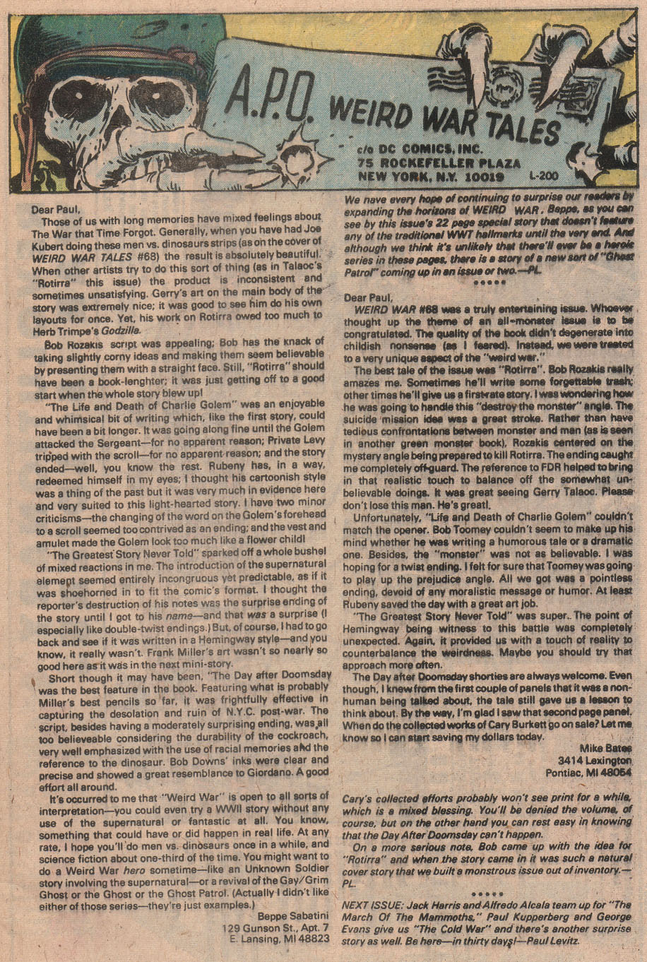 Read online Weird War Tales (1971) comic -  Issue #73 - 33