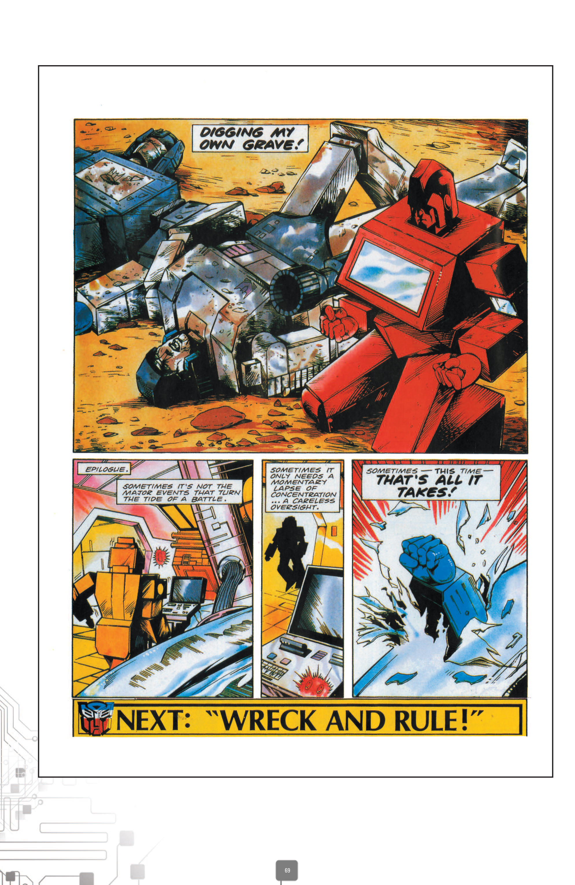 Read online The Transformers Classics UK comic -  Issue # TPB 3 - 70