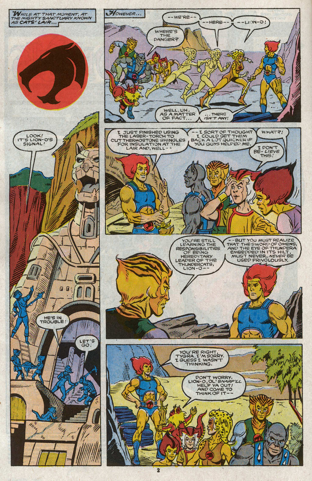 Read online ThunderCats (1985) comic -  Issue #3 - 4