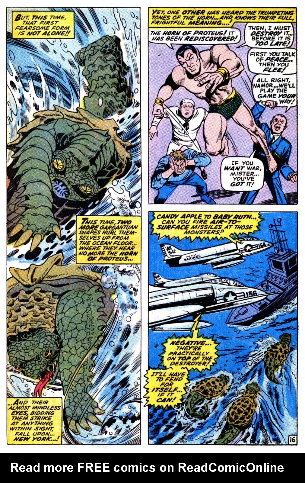 Read online The Sub-Mariner comic -  Issue #21 - 23