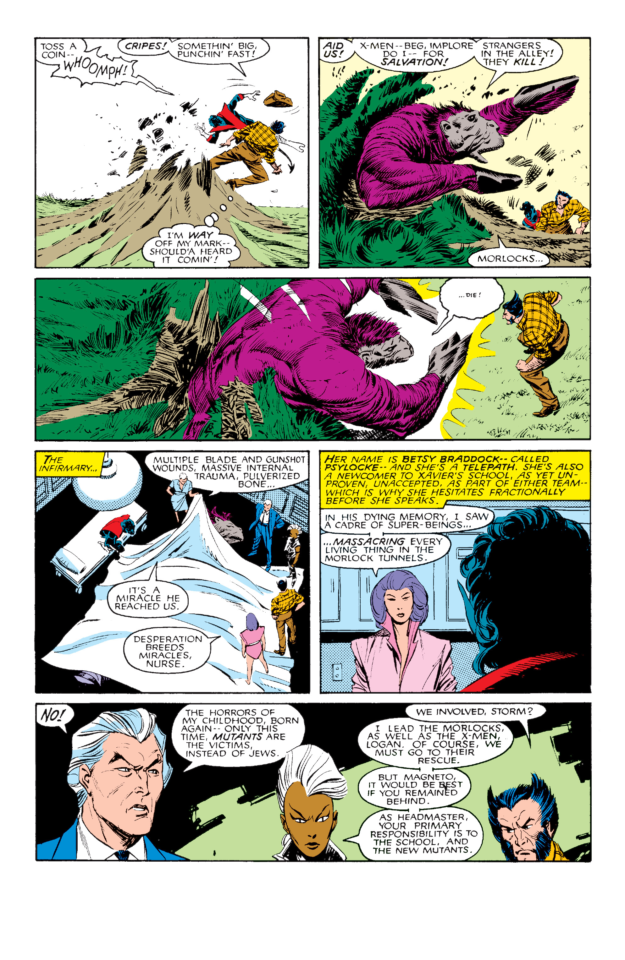 Read online X-Men Milestones: Mutant Massacre comic -  Issue # TPB (Part 1) - 63