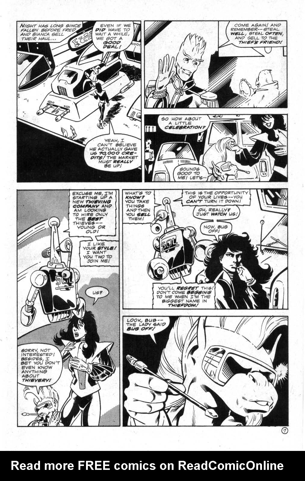 Read online Aristocratic Xtraterrestrial Time-Traveling Thieves comic -  Issue #4 - 9