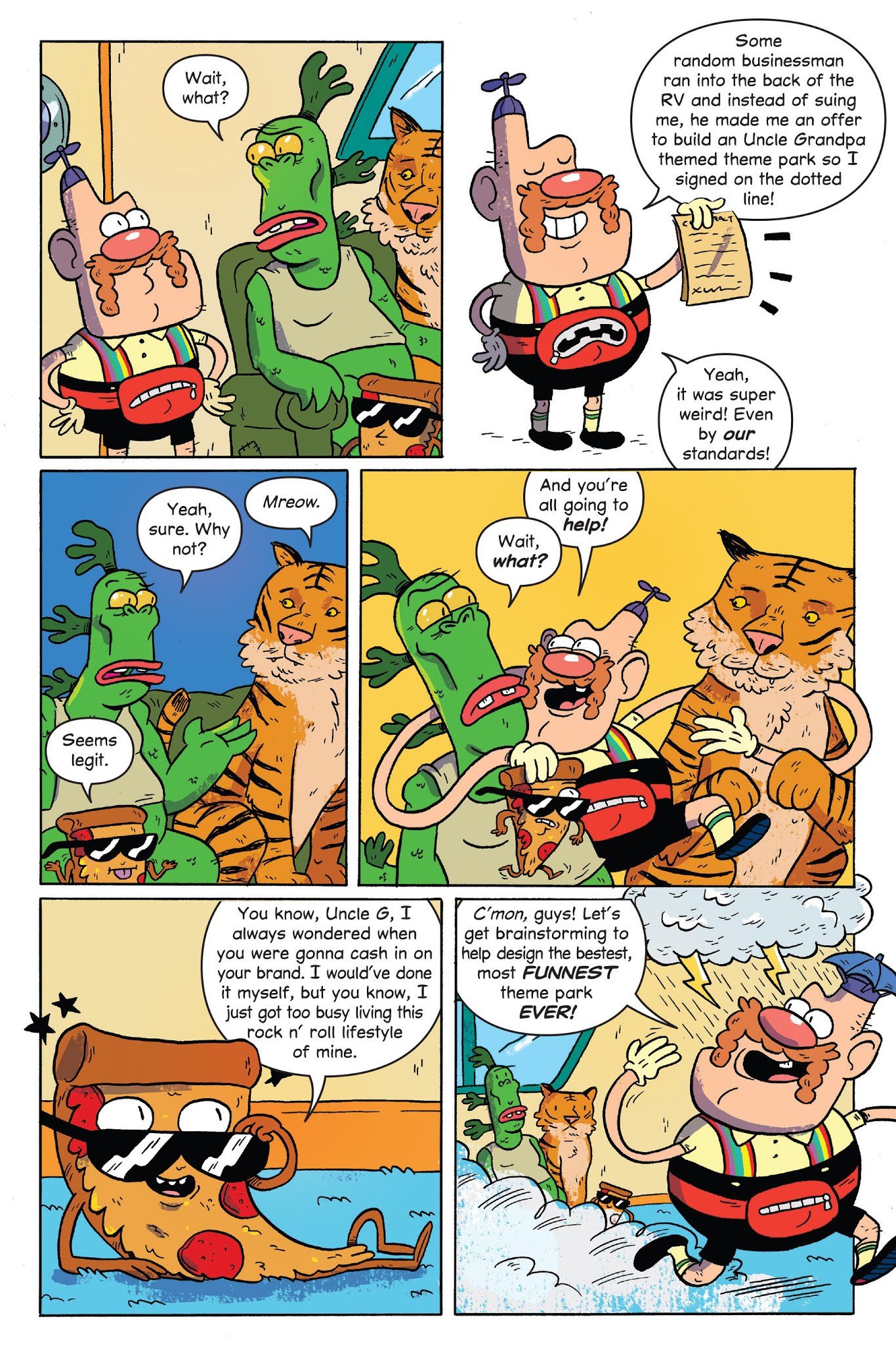 Read online Uncle Grandpa in Uncle Grandpaland comic -  Issue # TPB - 17