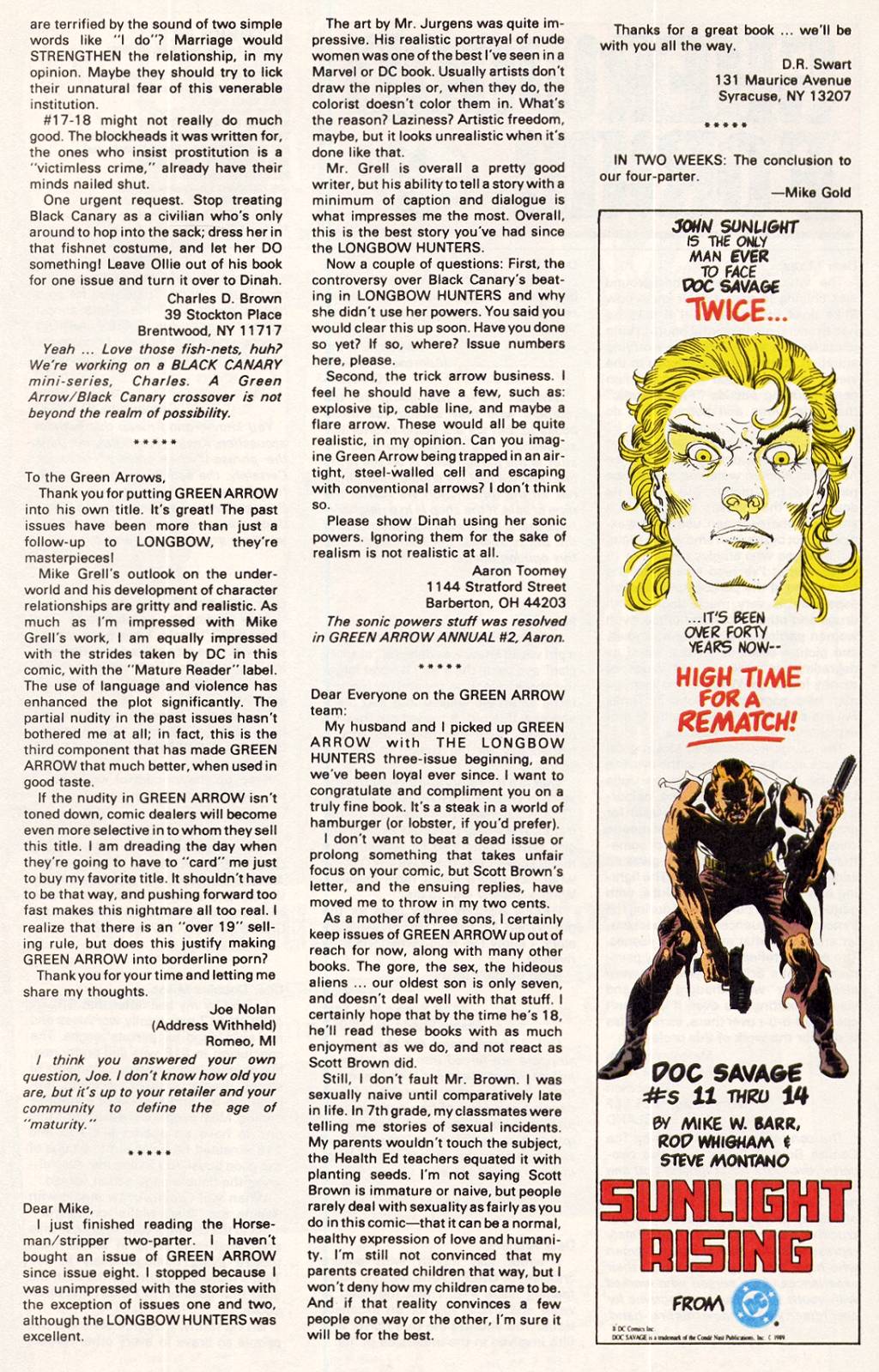 Green Arrow (1988) issue 23 - Page 23