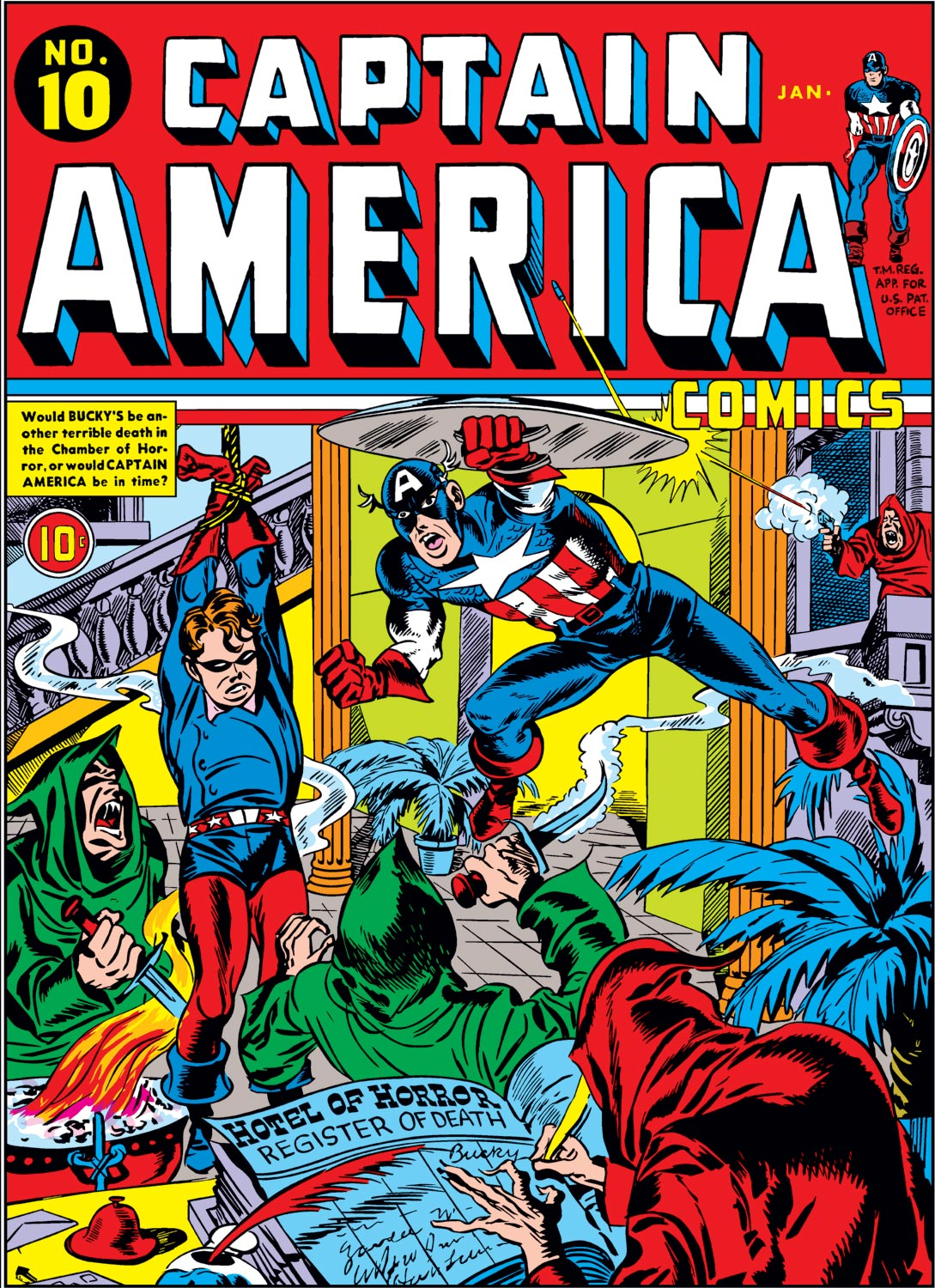 Read online Captain America Comics comic -  Issue #10 - 1