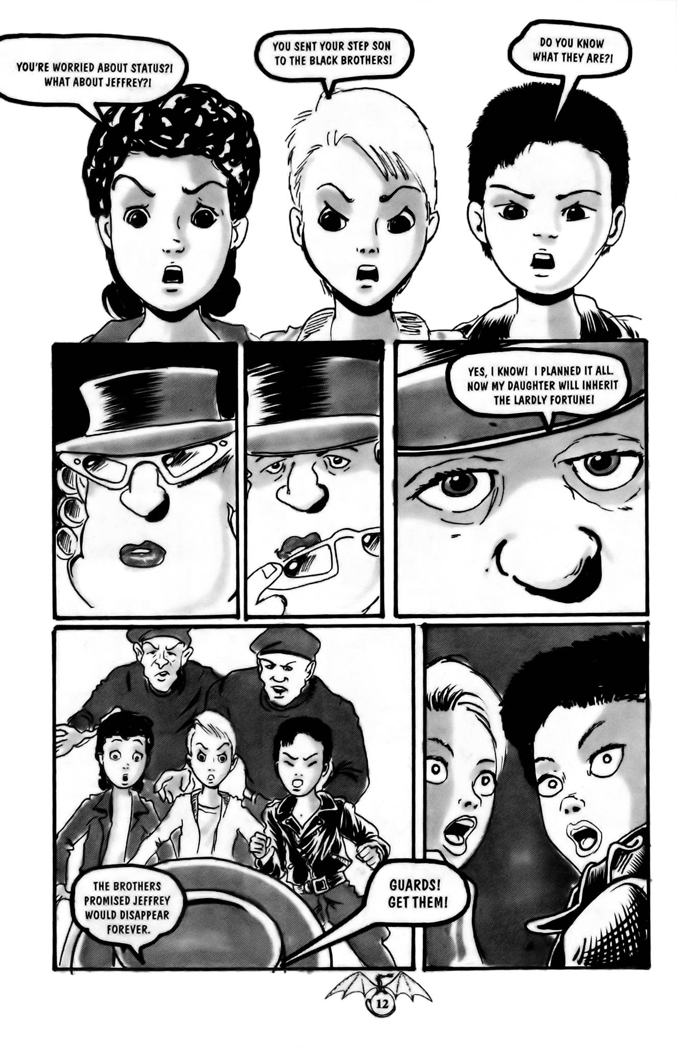 Read online Dragons in the Moon comic -  Issue #3 - 14