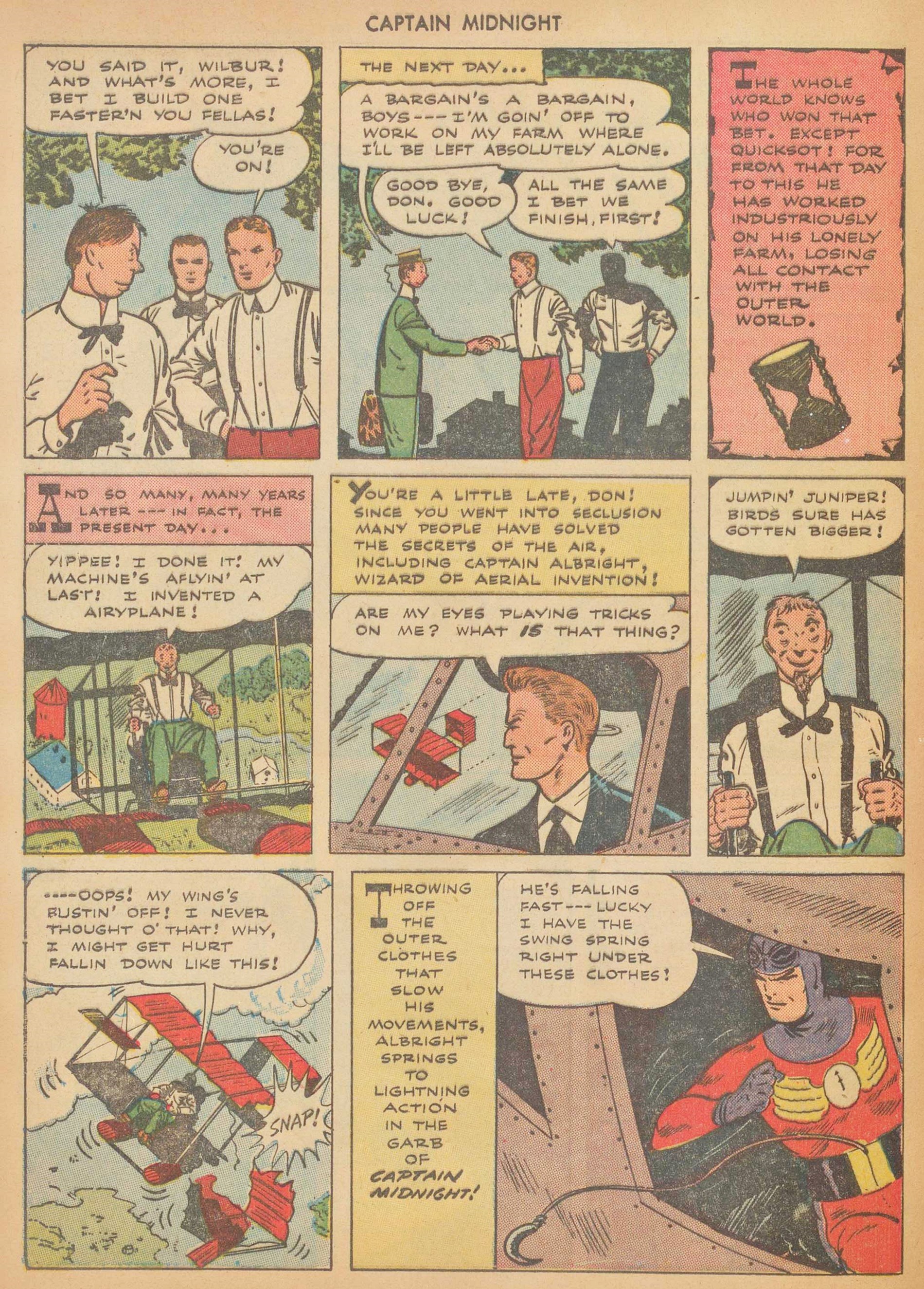 Read online Captain Midnight (1942) comic -  Issue #27 - 28