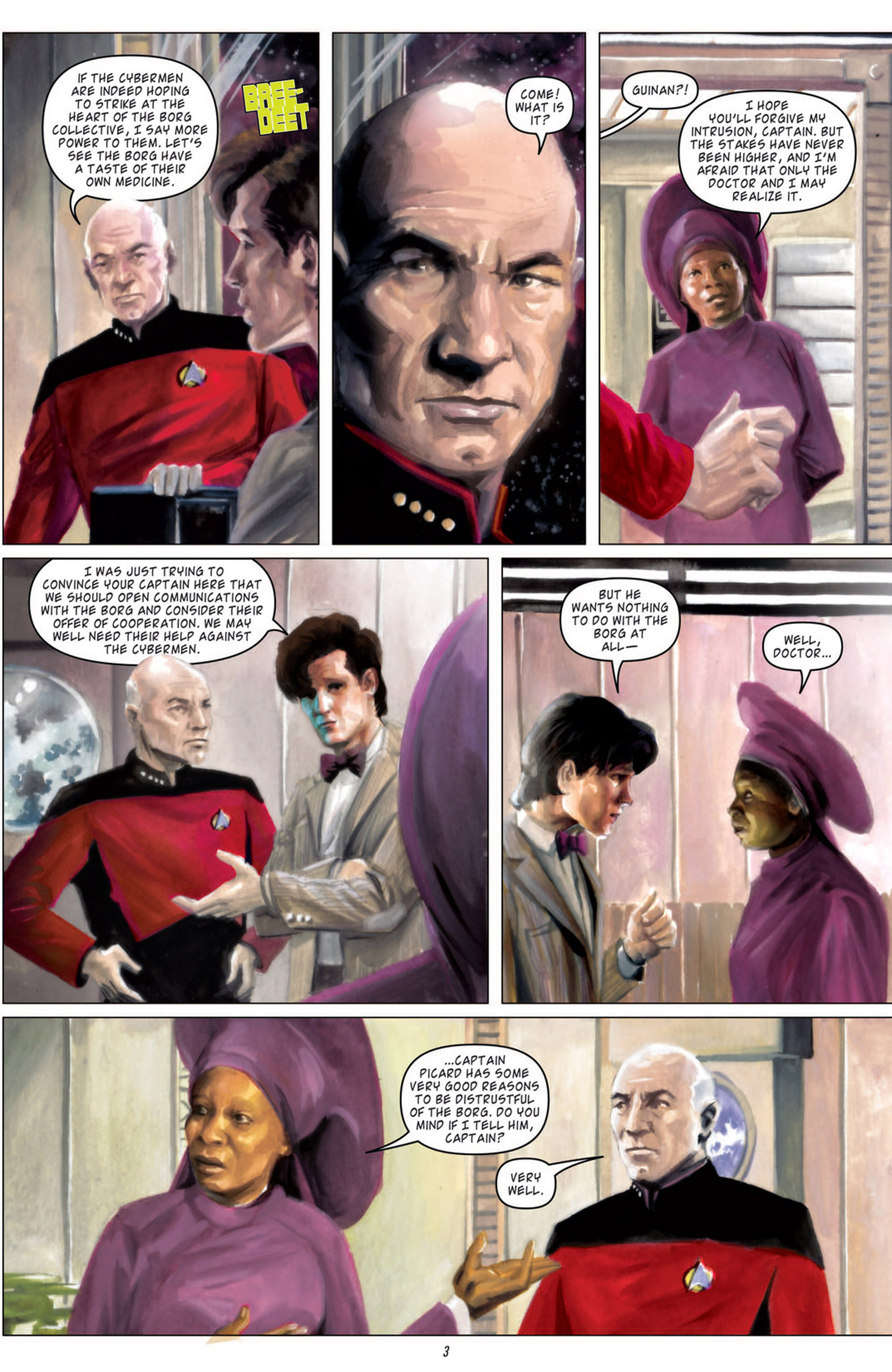 Read online Star Trek: The Next Generation/Doctor Who: Assimilation² comic -  Issue #5 - 6