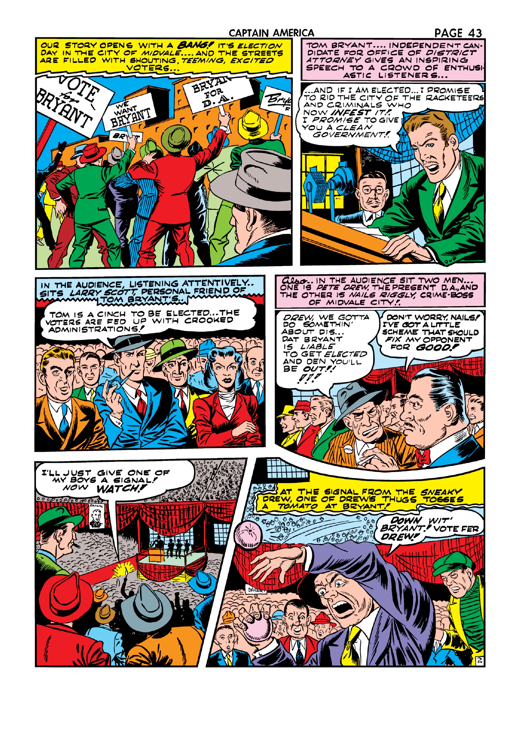 Read online Marvel Masterworks: Golden Age Captain America comic -  Issue # TPB 3 (Part 2) - 84