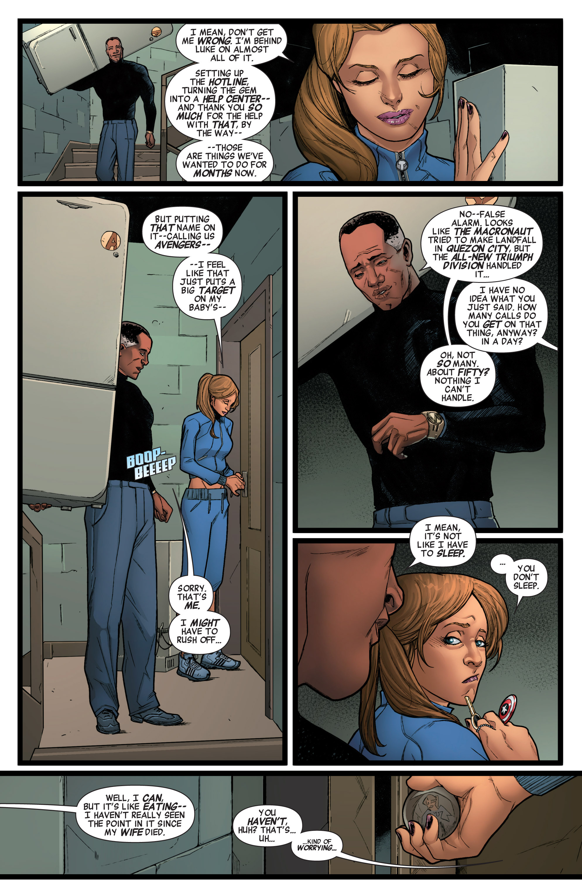 Read online Mighty Avengers comic -  Issue #6 - 7