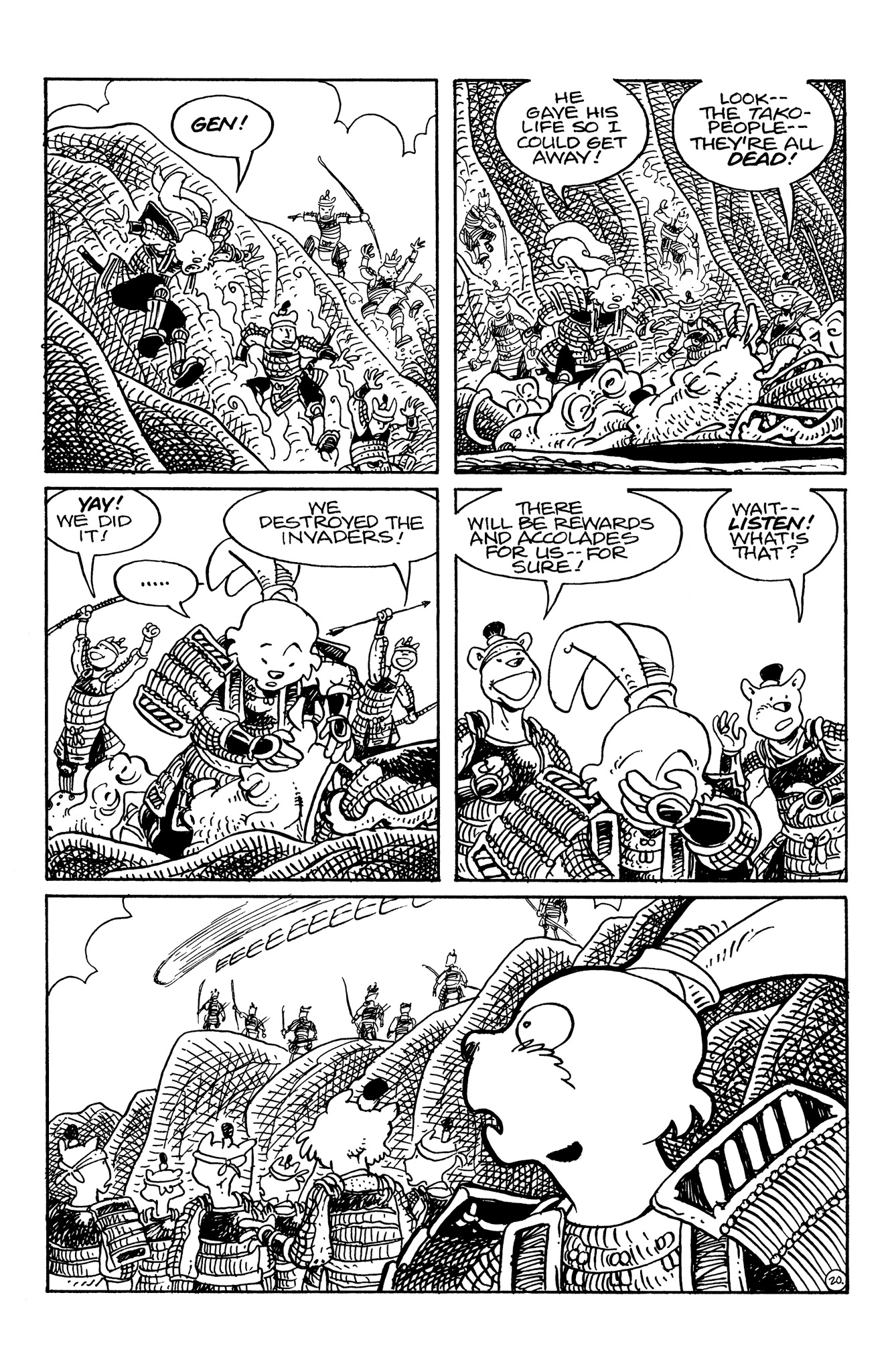Read online Usagi Yojimbo: Senso comic -  Issue #3 - 22