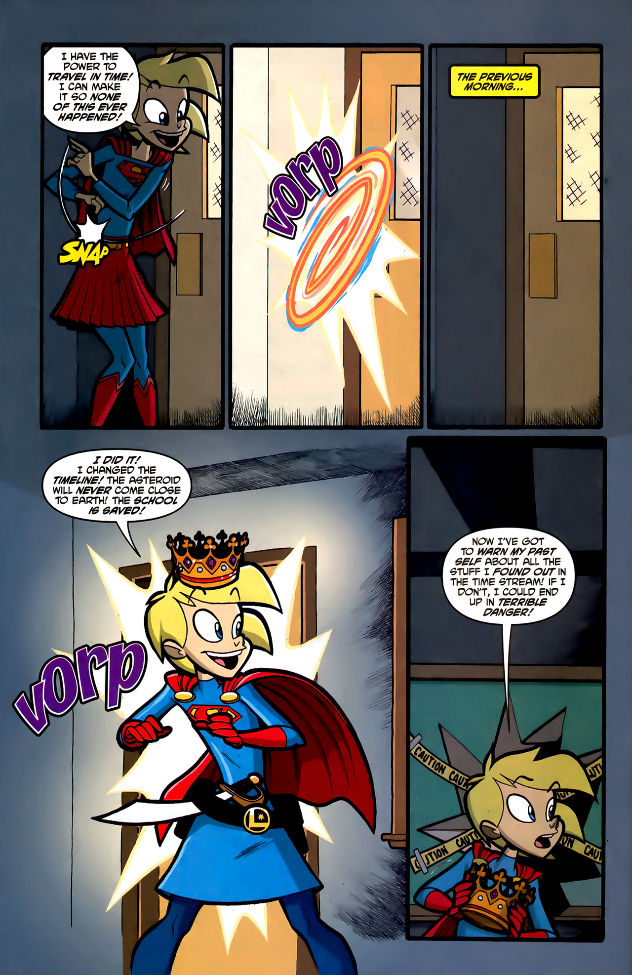 Read online Supergirl: Cosmic Adventures in the 8th Grade comic -  Issue #3 - 21