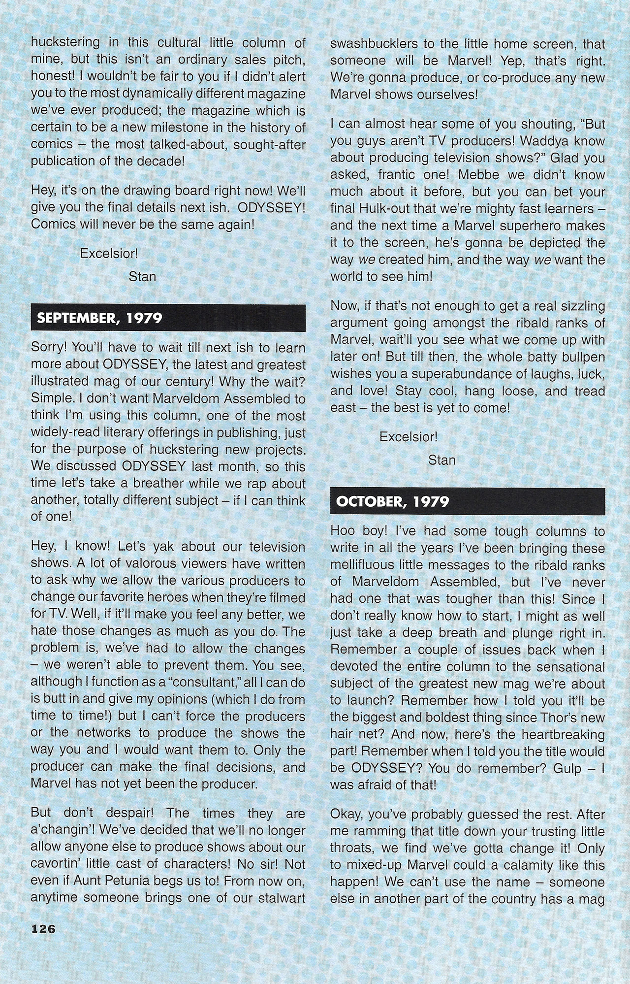 Read online Stan's Soapbox: The Collection comic -  Issue # TPB - 110