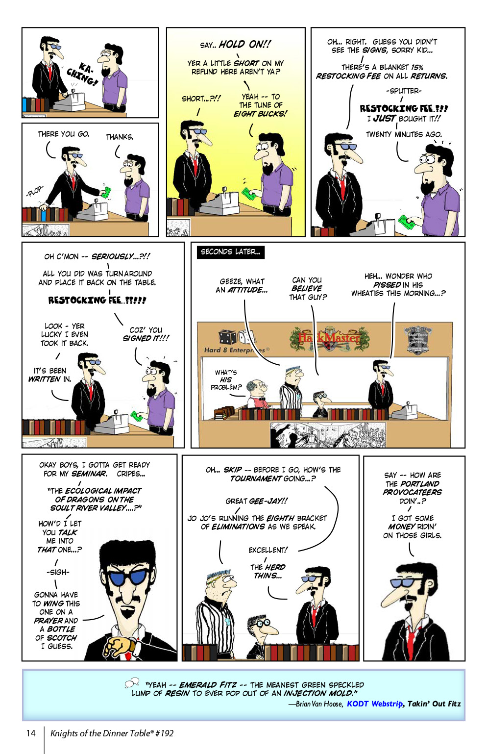 Read online Knights of the Dinner Table comic -  Issue #192 - 16