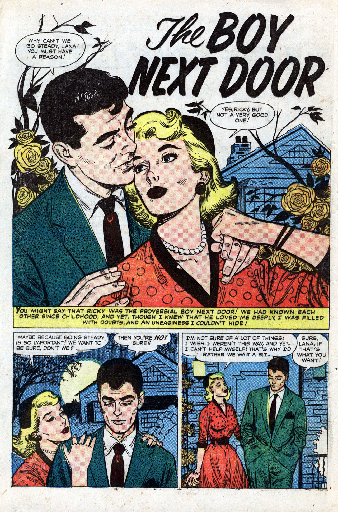 Read online Love Romances comic -  Issue #71 - 16