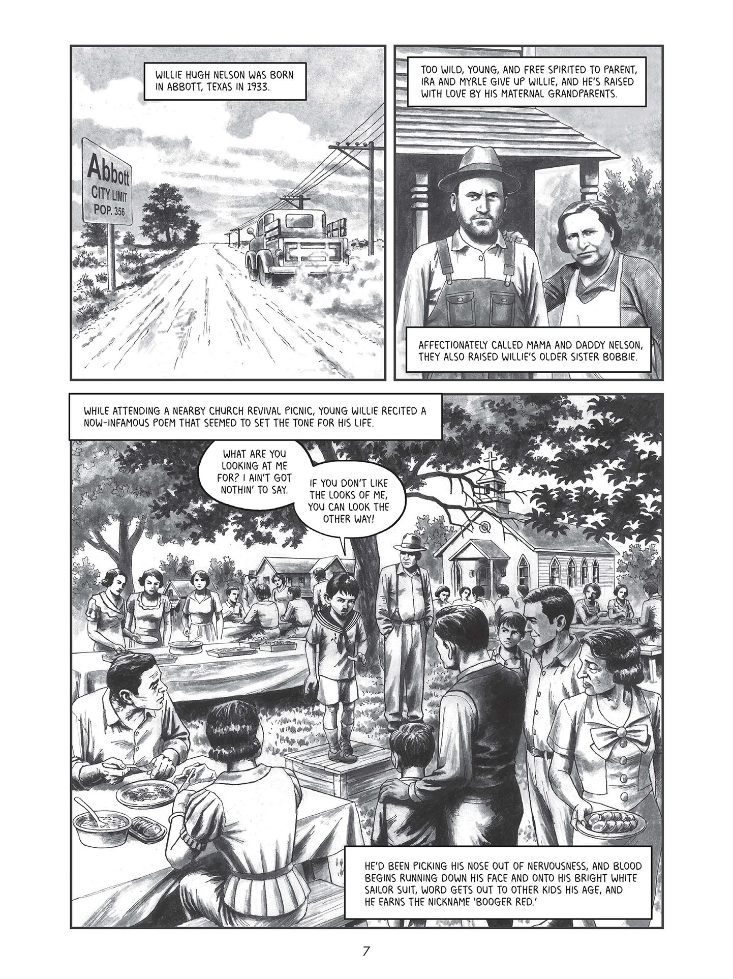 Read online Willie Nelson: A Graphic History comic -  Issue # TPB - 8