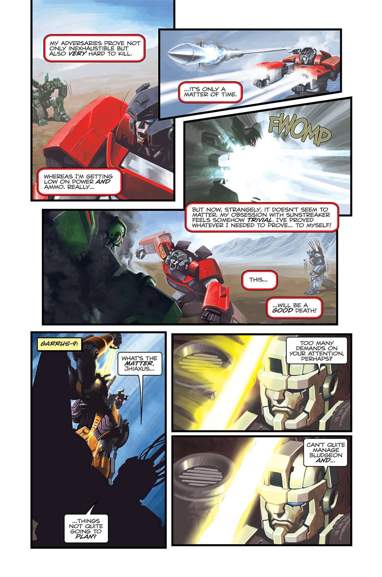 Read online Transformers Spotlight: Sideswipe comic -  Issue # Full - 16