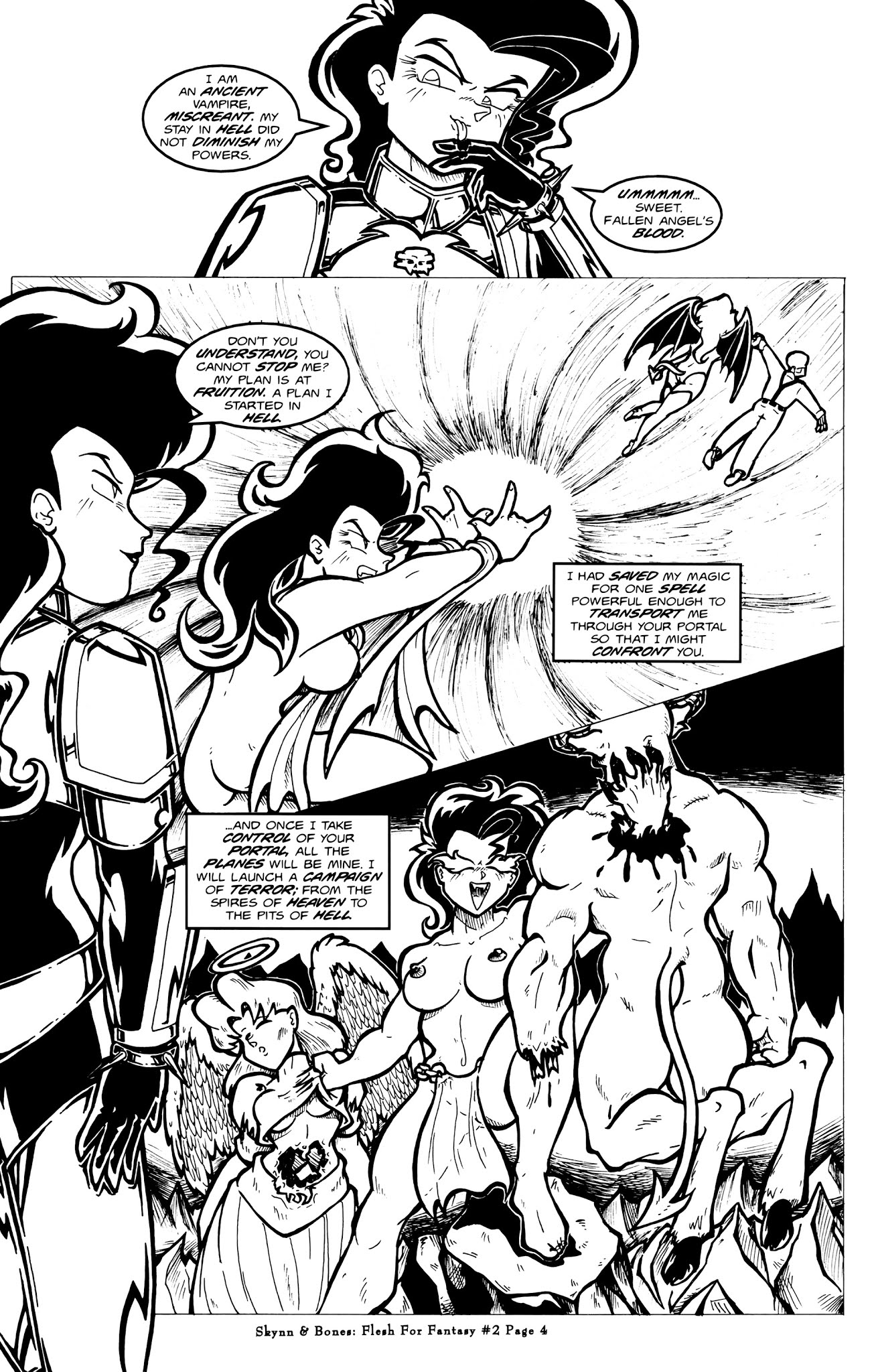 Read online Skynn & Bones: Flesh for Fantasy comic -  Issue #2 - 6