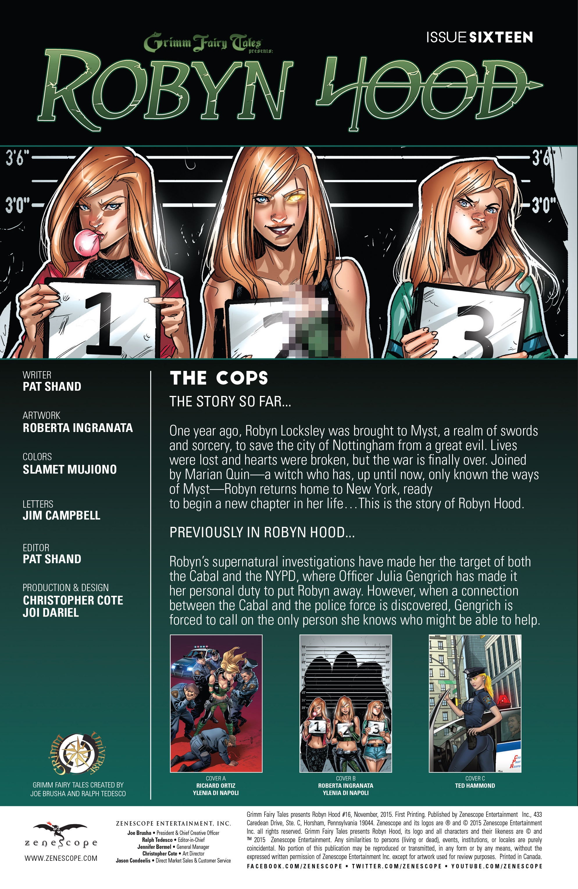 Read online Grimm Fairy Tales presents Robyn Hood (2014) comic -  Issue #16 - 2