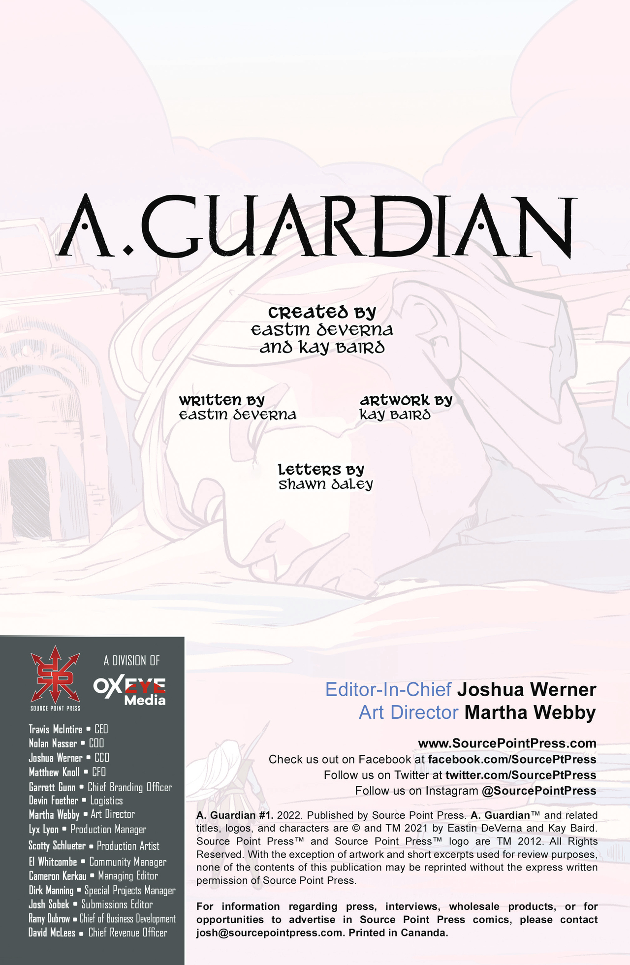Read online A. Guardian comic -  Issue #1 - 2