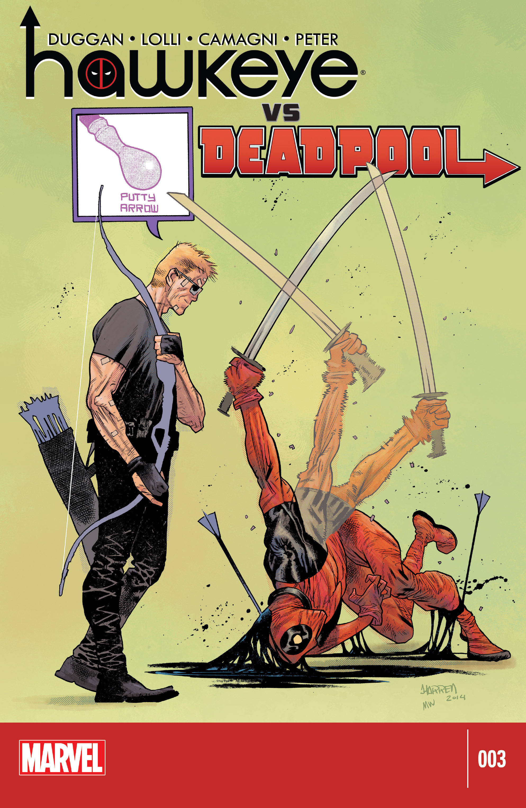 Read online Hawkeye vs. Deadpool comic -  Issue #3 - 1