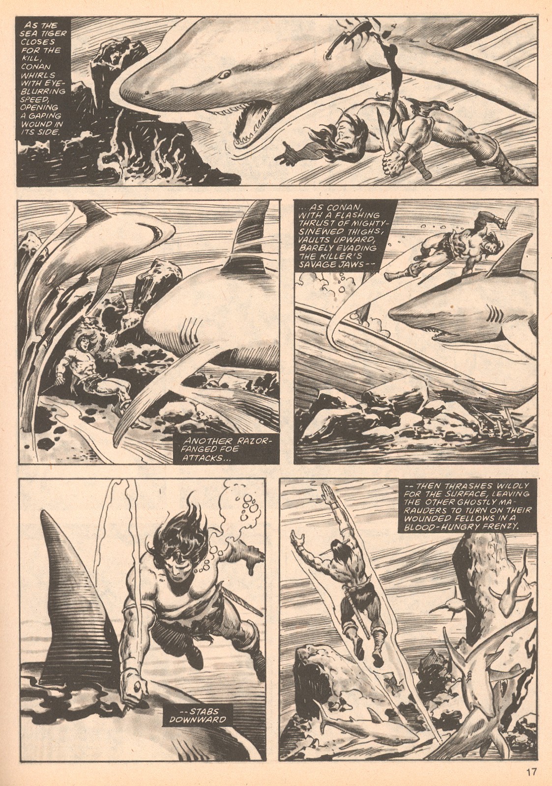 Read online The Savage Sword Of Conan comic -  Issue #62 - 17