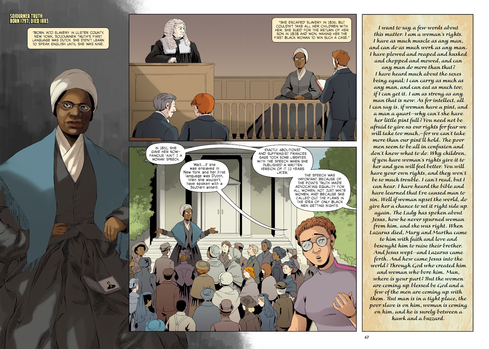 Amazons, Abolitionists, and Activists: A Graphic History of Women's Fight for Their Rights issue TPB (Part 1) - Page 66