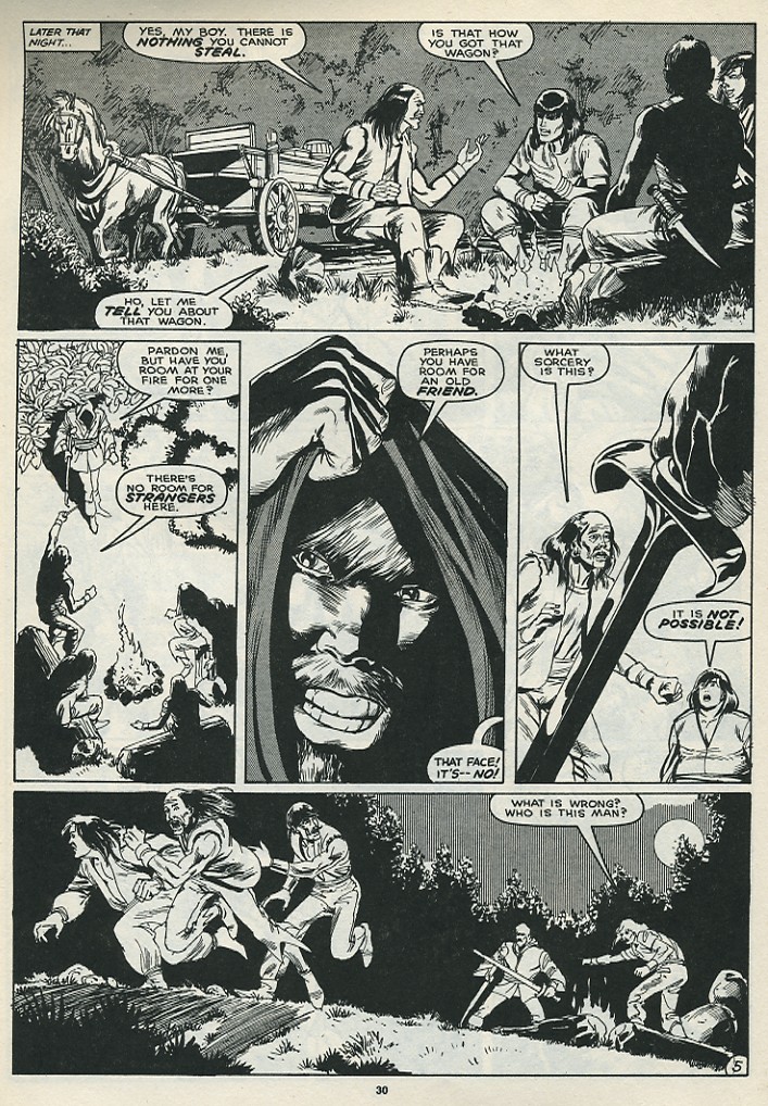 Read online The Savage Sword Of Conan comic -  Issue #172 - 32