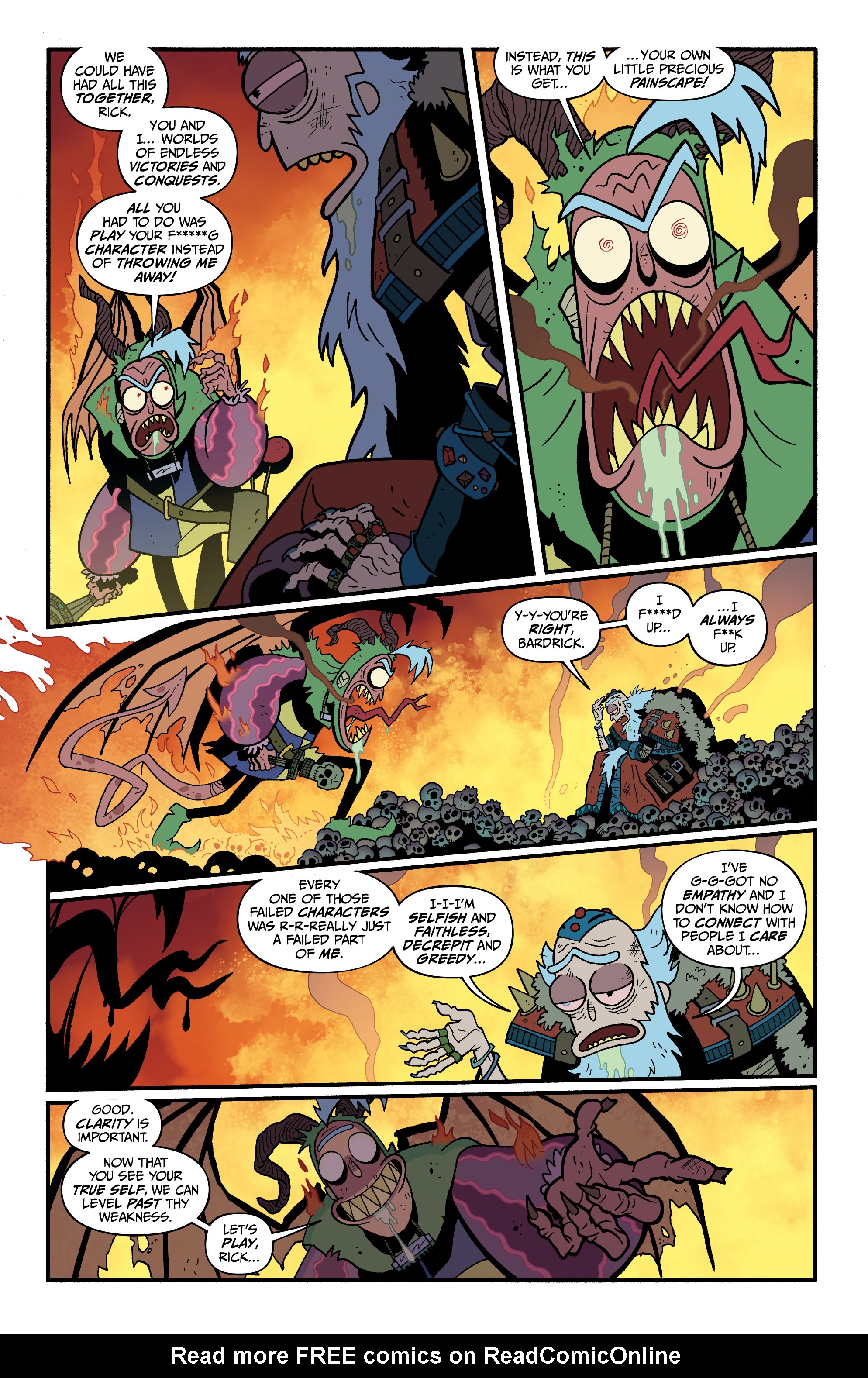 Read online Rick and Morty vs. Dungeons & Dragons II: Painscape comic -  Issue #4 - 17