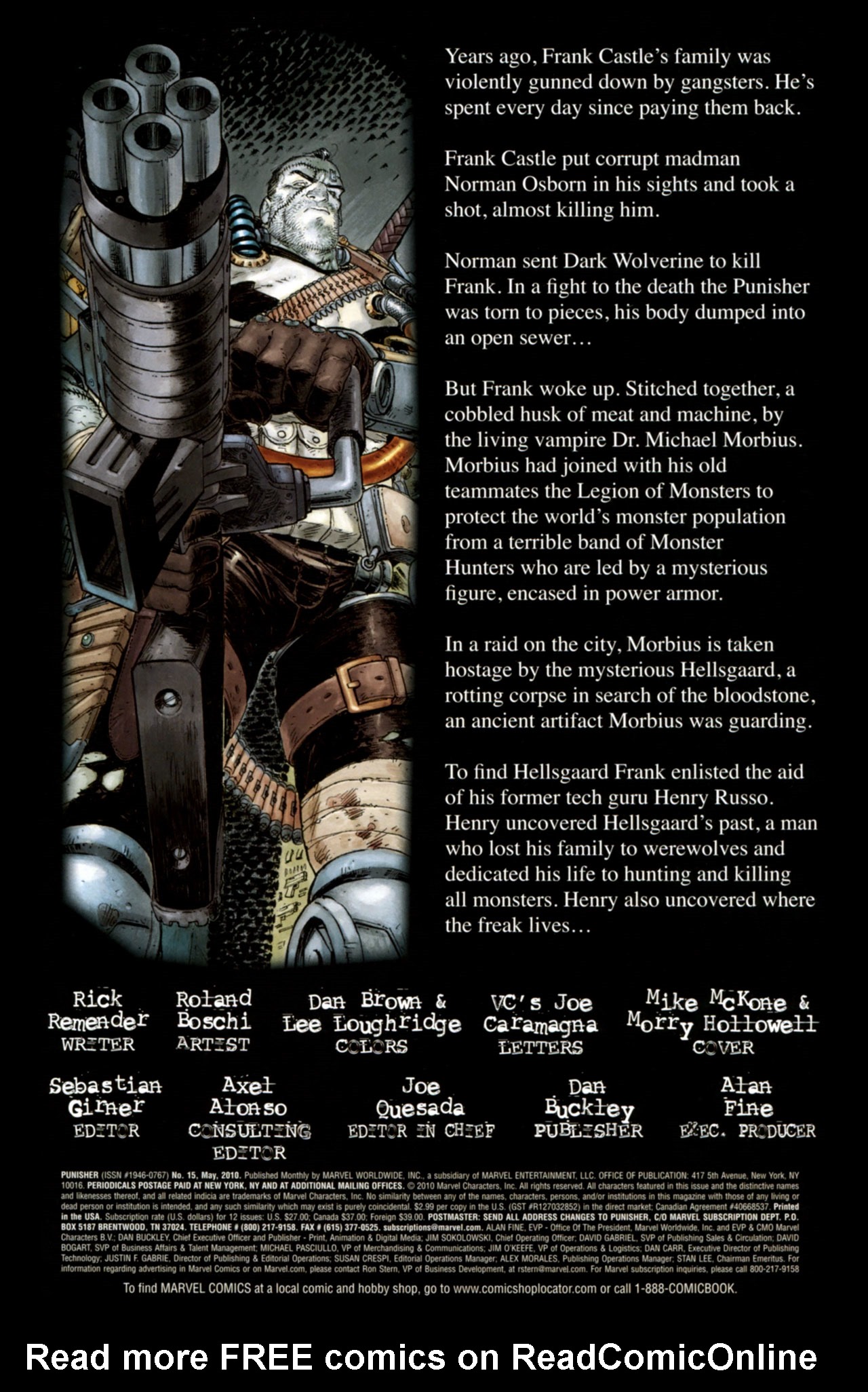 Read online Punisher (2009) comic -  Issue #15 - 2