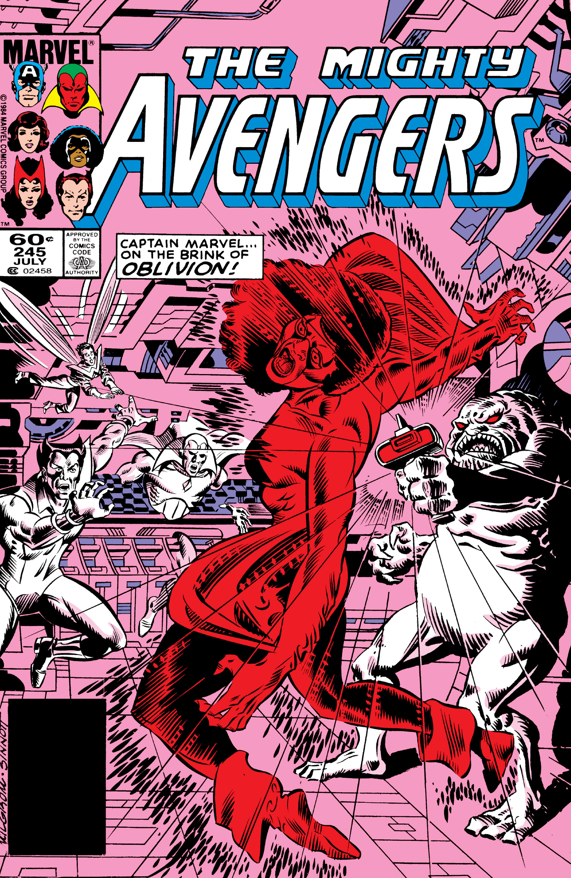 Read online The Avengers (1963) comic -  Issue #245 - 1