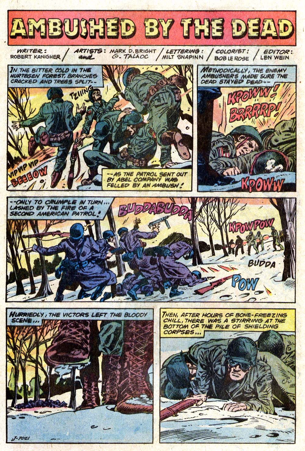 Read online Weird War Tales (1971) comic -  Issue #106 - 24