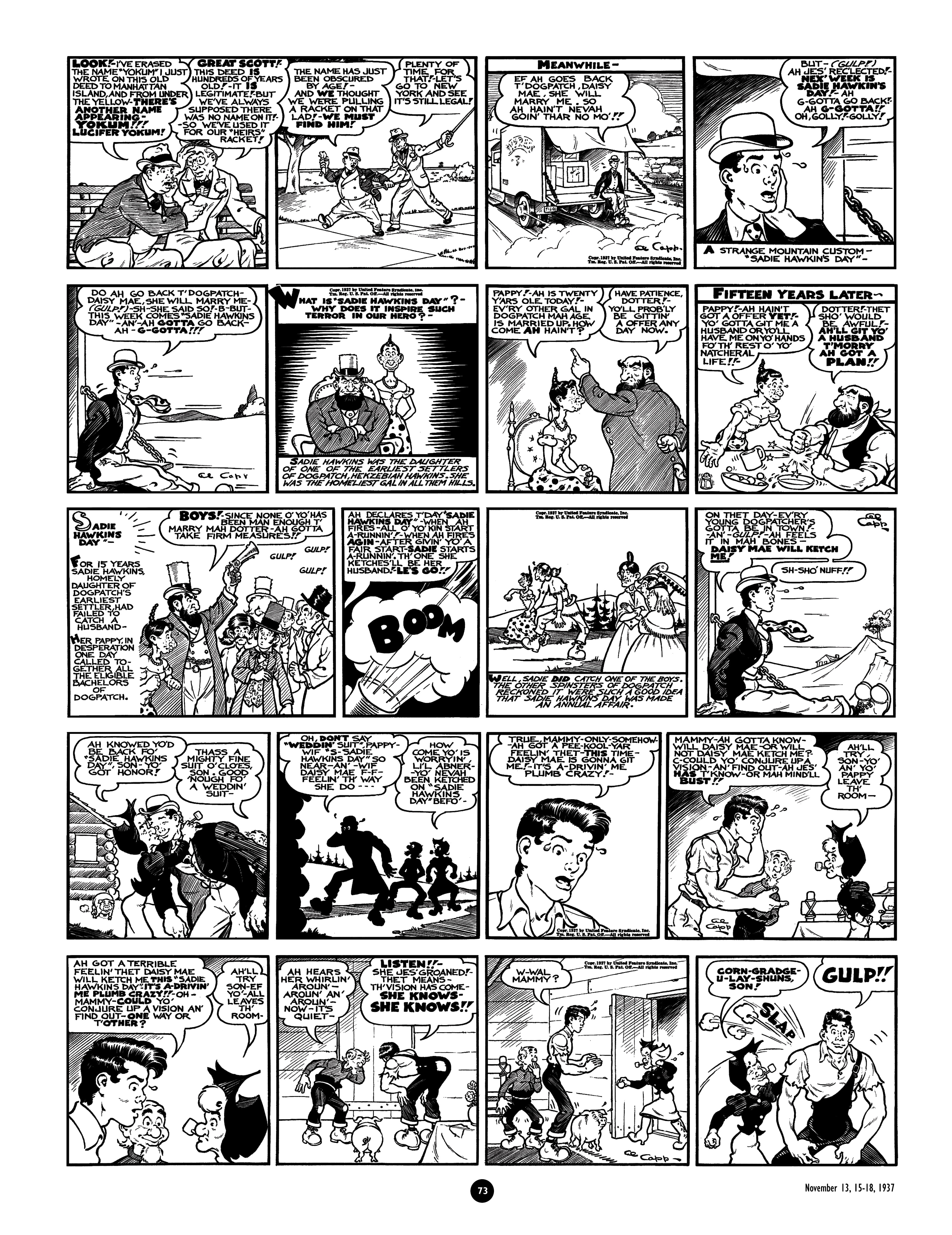 Read online Al Capp's Li'l Abner Complete Daily & Color Sunday Comics comic -  Issue # TPB 2 (Part 1) - 74